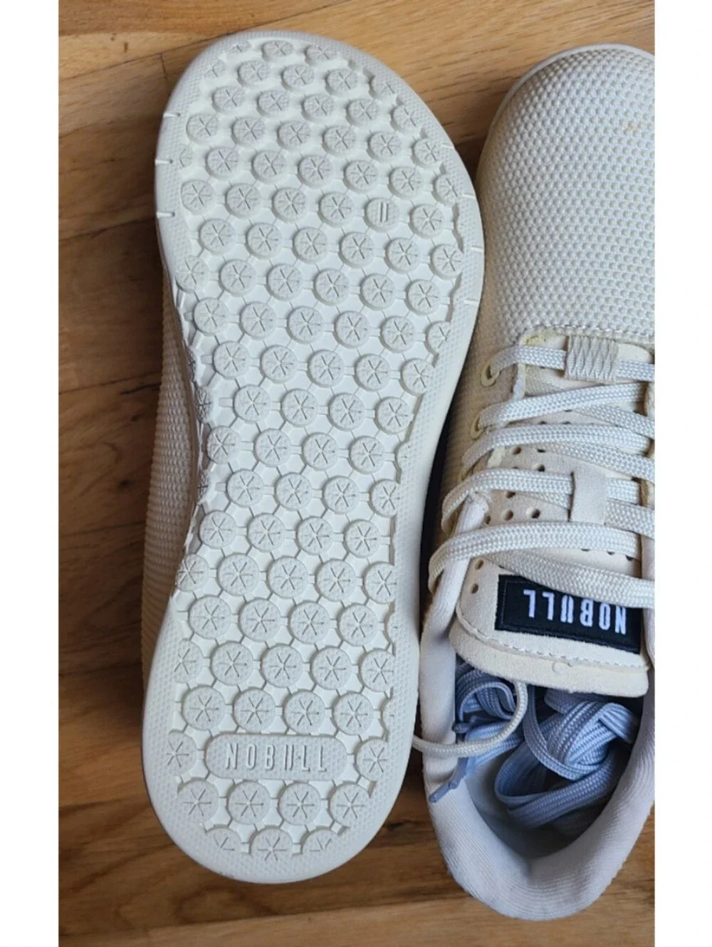 🆕️ NOBULL Outwork Trainer Sneakers Vanilla Women's 10 Men's 8.5 CrossFit Gym